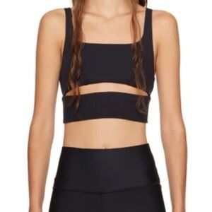 Alo Slit Bra in Black